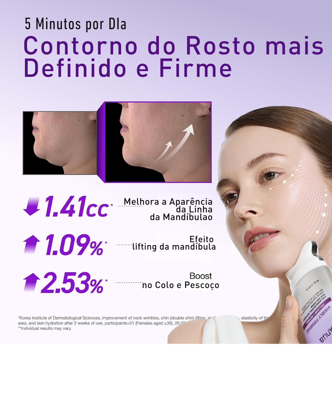 Creme Gua Sha ANUA com Colágeno e Retinol para Pescoço e Colo Iluminador