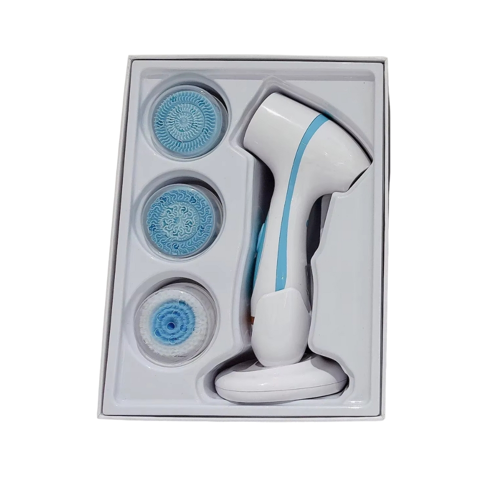 Escova de Limpeza Facial Elétrica Sonic KOREYA - Rotativa, Ultrassom Para Limpeza e Renovação da Pele