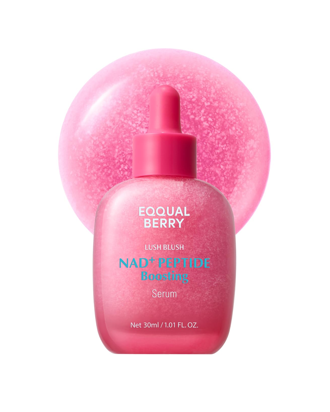 Sérum Antienvelhecimento com NAD+, 14 Peptídeos e Niacinamida | EQQUALBERRY para Firmeza Rosto, Pescoço e Corpo