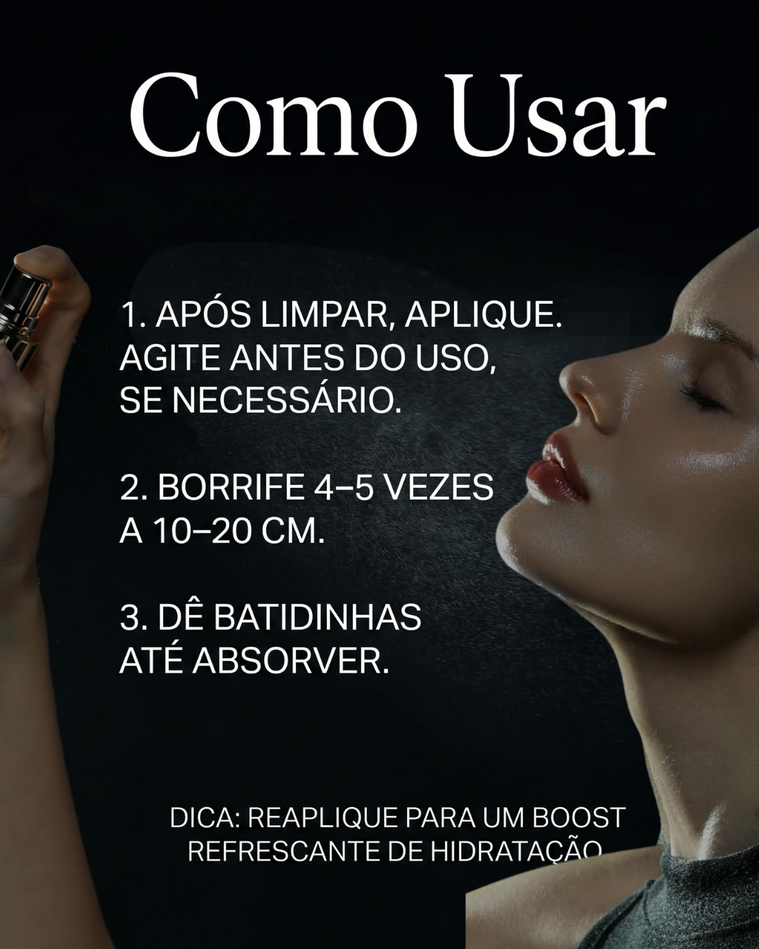 d’Alba White Truffle First Spray Serum – Sérum Facial Bifásico com Trufa Branca para Hidratação e Luminosidade