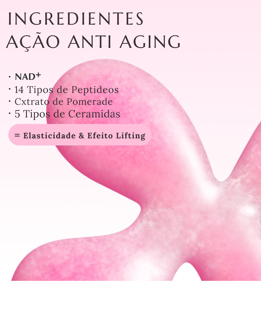 Sérum Antienvelhecimento com NAD+, 14 Peptídeos e Niacinamida | EQQUALBERRY para Firmeza Rosto, Pescoço e Corpo