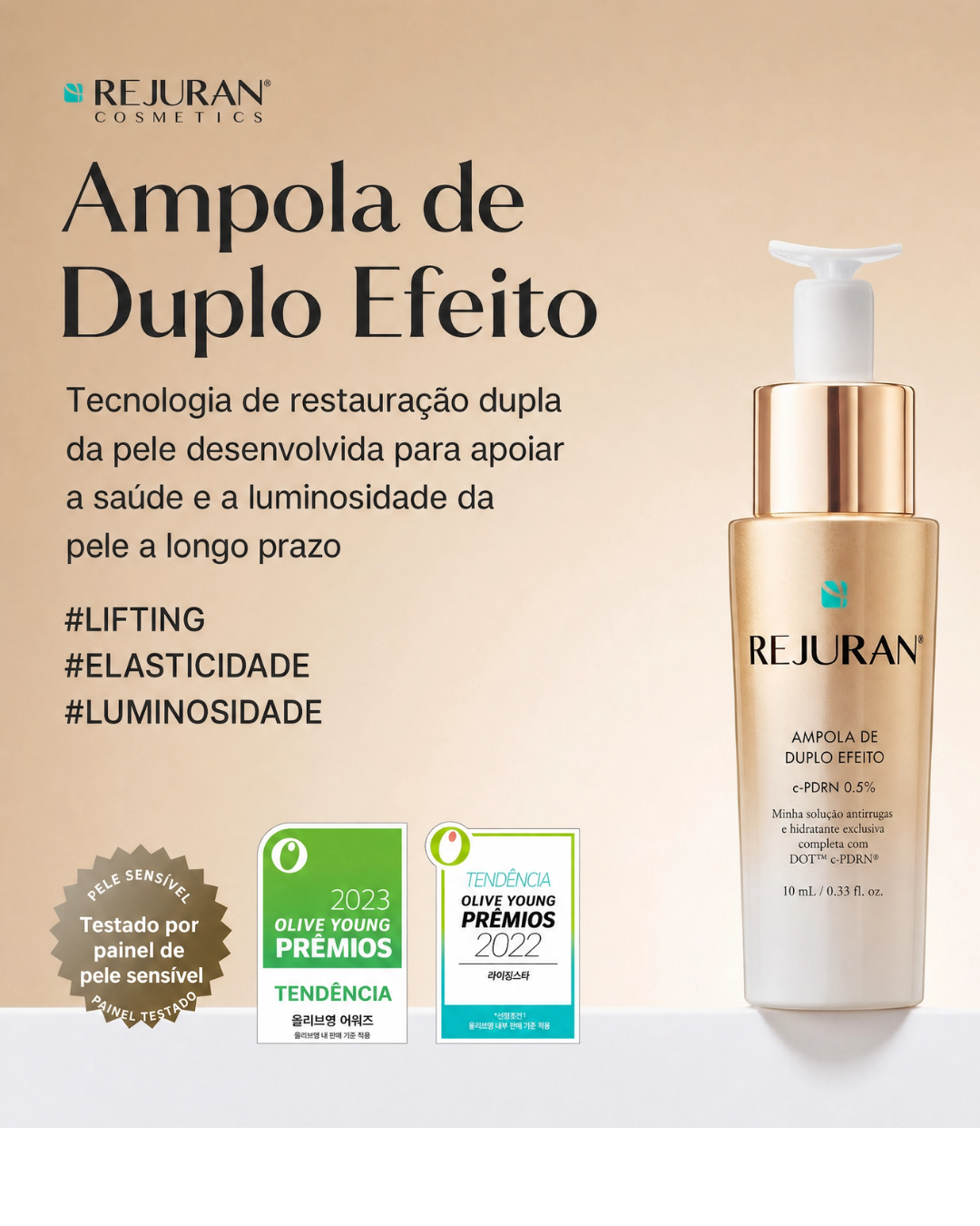 Ampola Facial Rejuvenescedora para Peles Maduras com PDRN | REJURAN® Dual Effect