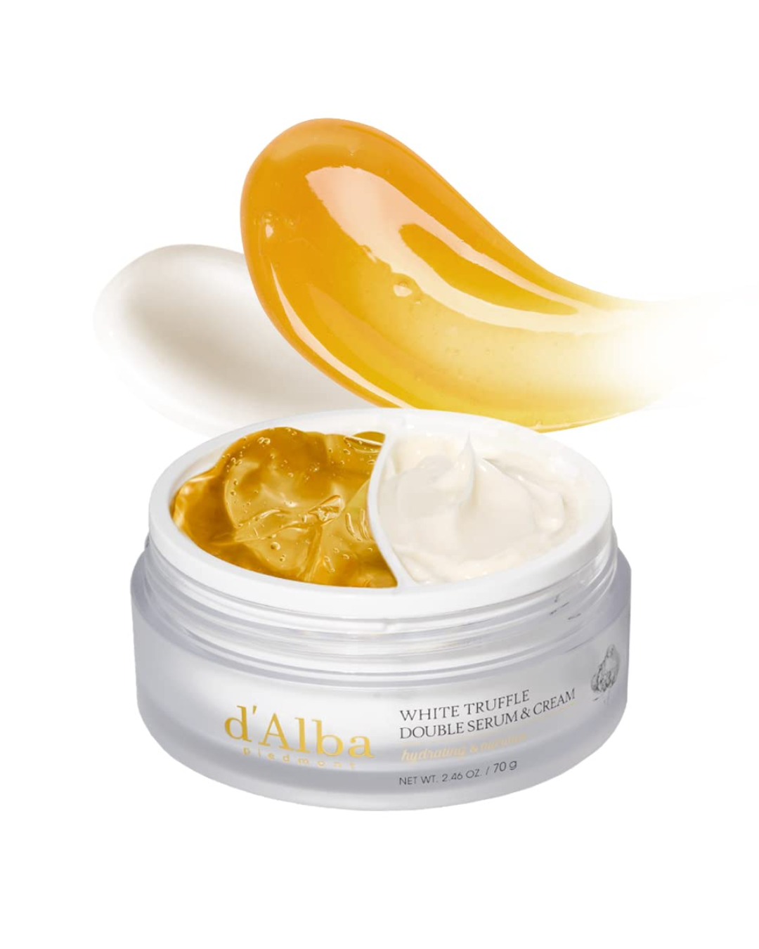 ´D´Alba Double Serum Cream 2 em 1  Firmeza e Hidratação Profunda da Pele