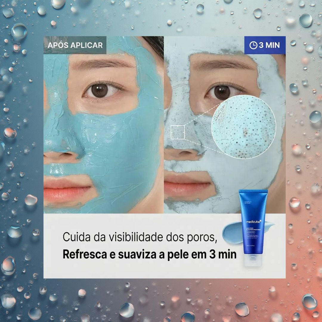 Máscara Zero Pore Cravos com AHA BHA PHA Medicube - Limpeza da Pele