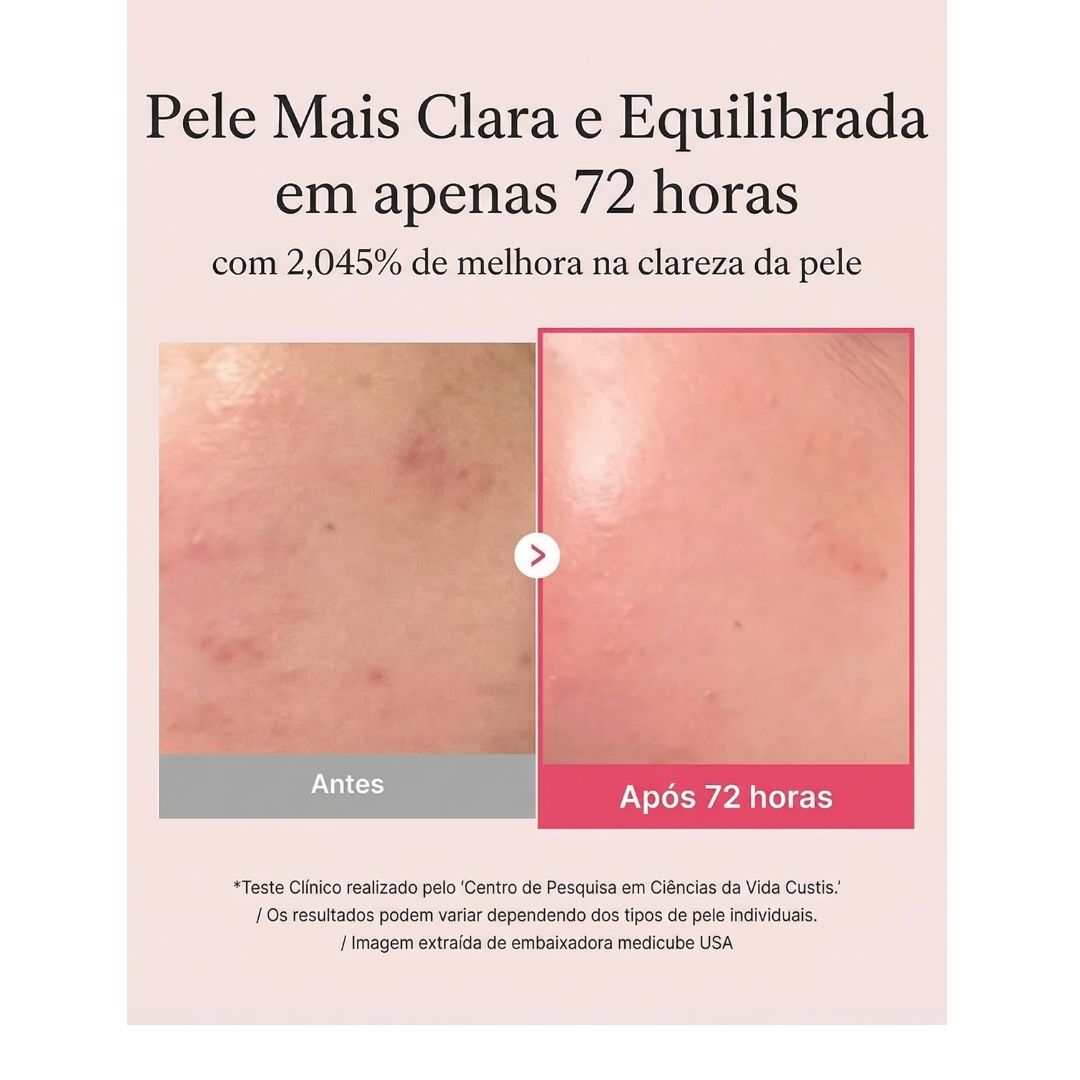 Sérum Medicube TXA 15% + Niacinamida - Clareador de Manchas, Hidratação 72h – Pele Iluminada e Uniforme