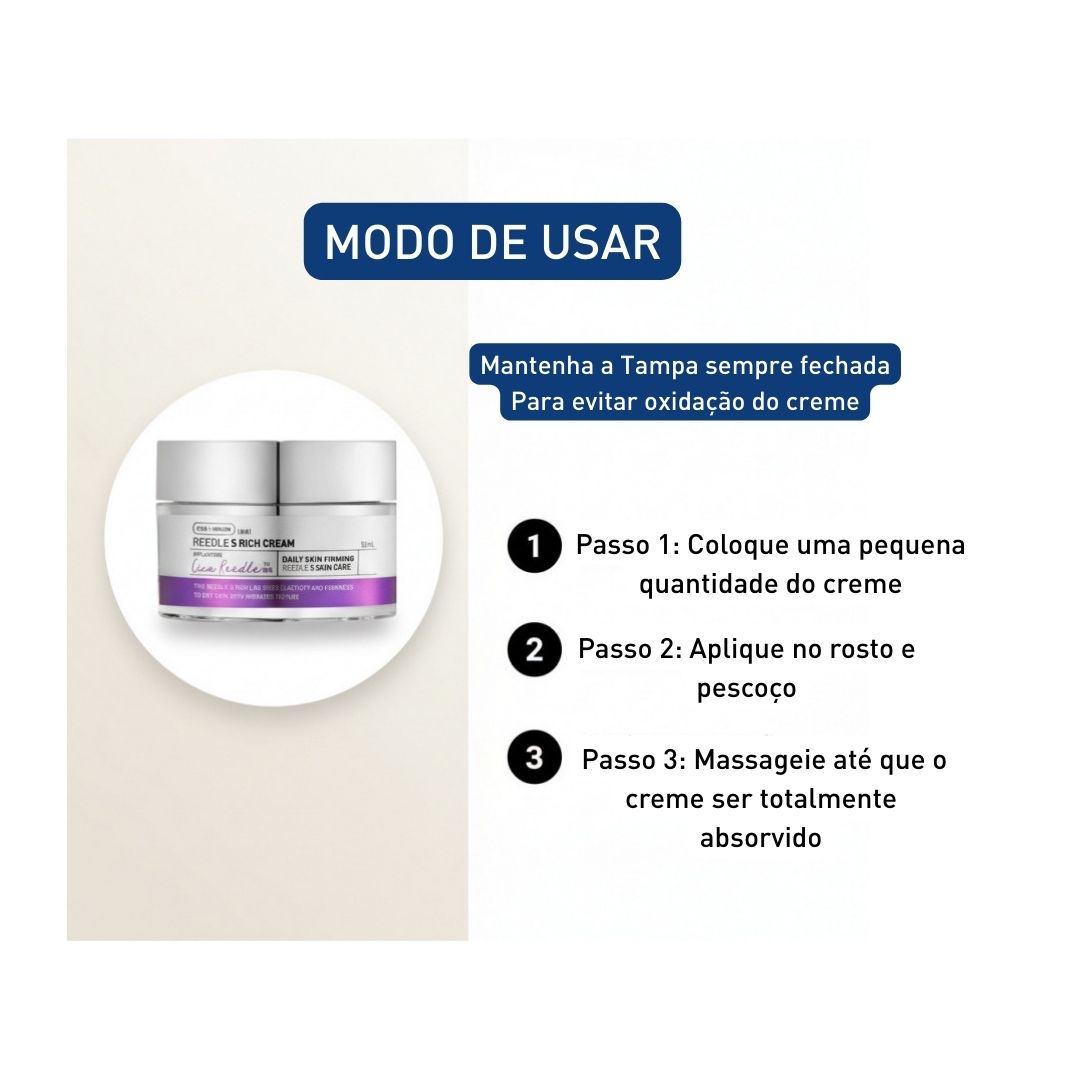 VT Reedle Shot Lifting Cream – Daily Skin Booster | Creme Facial Sinais e Firmeza