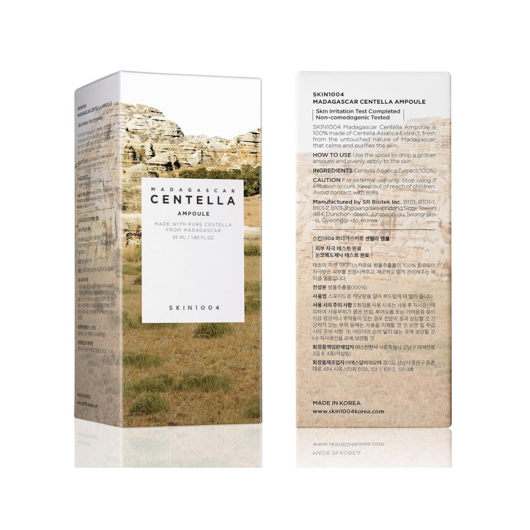 SKIN1004 Centella Pink – Ampola com Sal Rosa do Himalaia para Limpeza Profunda dos Poros, Controle de Oleosidade