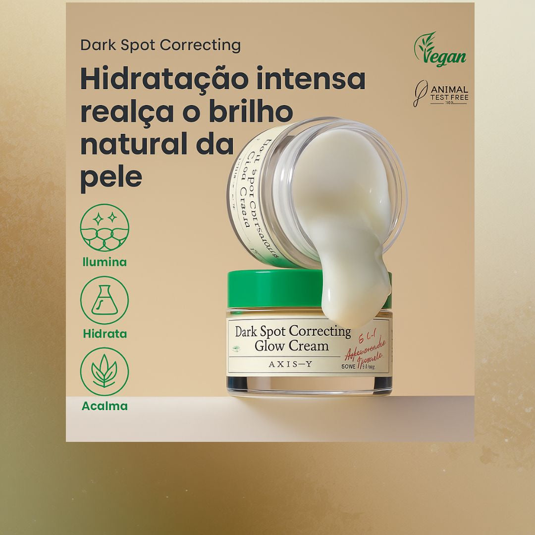 Creme Iluminador Facial Axis-Y com 2% Alpha-Arbutin e 5% Niacinamida