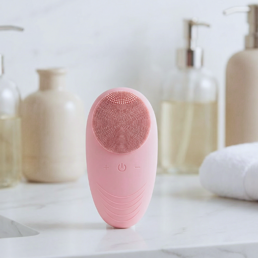 Escova de Limpeza Facial Elétrica de Silicone - À Prova d’Água, Limpeza Profunda e Massageador de Poros
