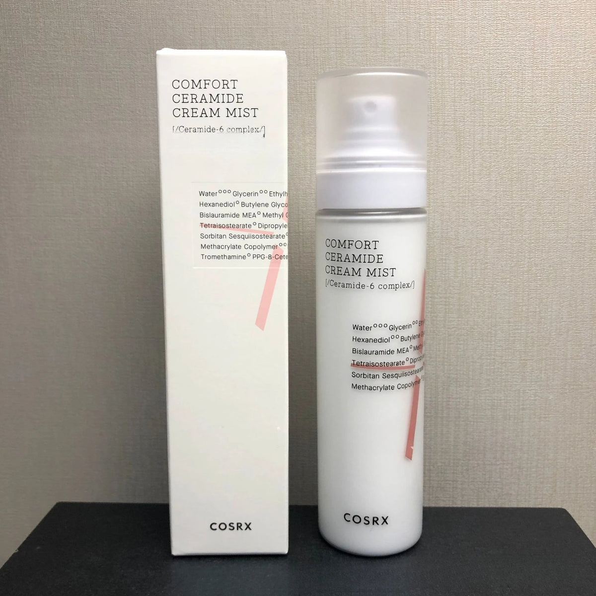 COSRX Comfort Ceramide Cream Mist 120ml – Bruma Facial Hidratante com Ceramidas, Ácido Hialurônico e Pantenol