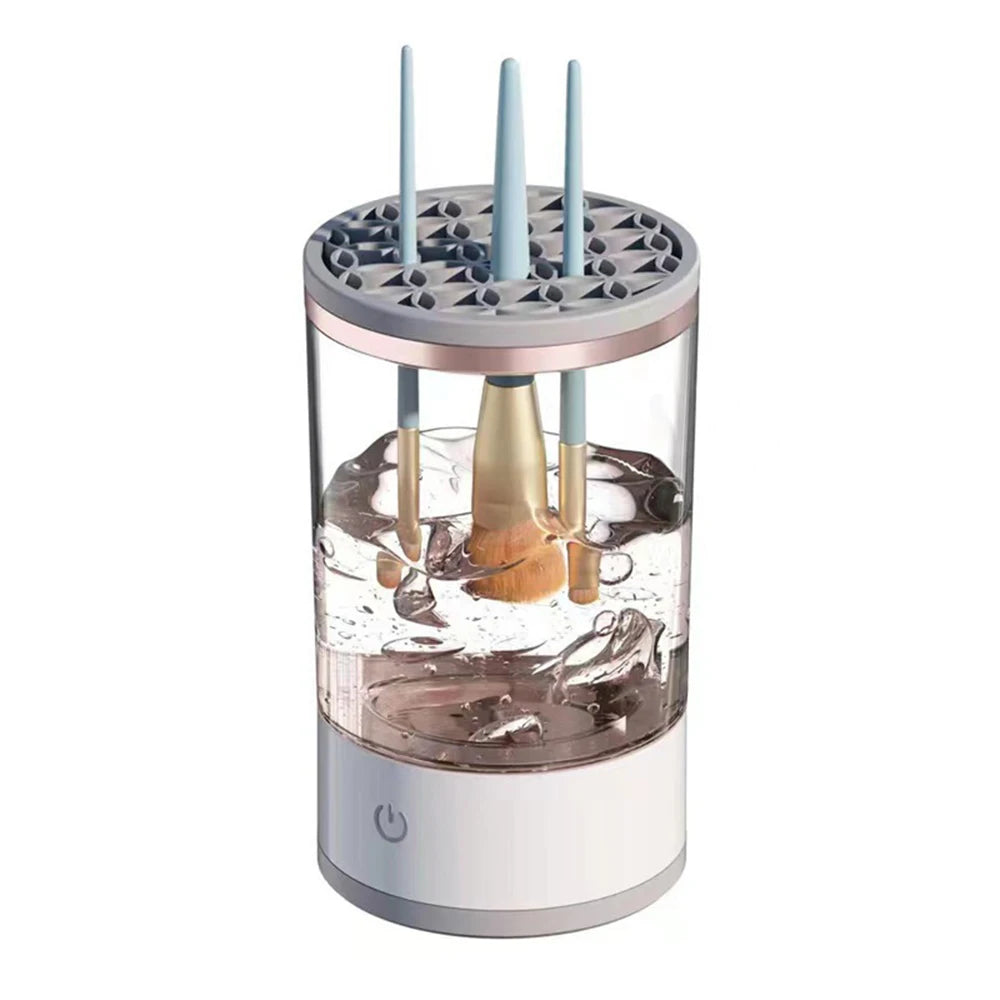 O Limpador e Higienizador Elétrico  de Pincéis e Esponjas de Maquiagem