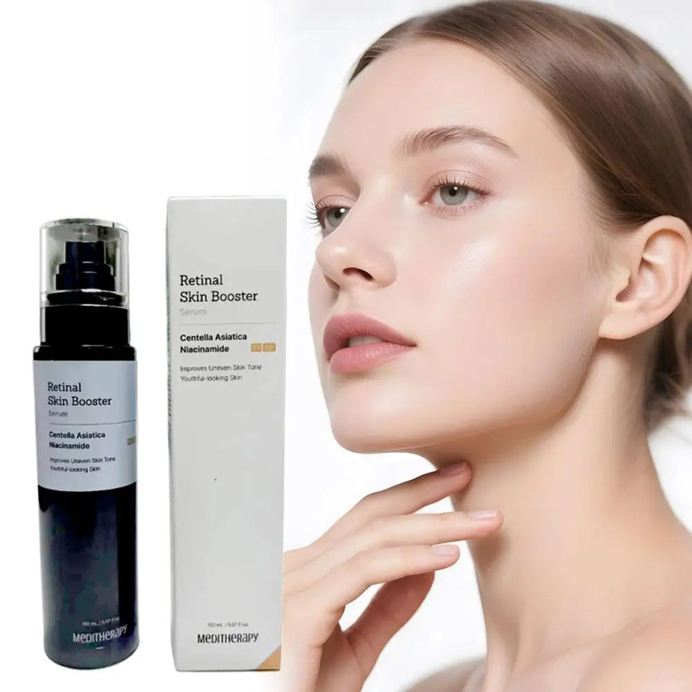 MEDITHERAPY Retinal Skin Booster Serum 150ml – Sérum Facial e Corporal Anti-Idade para Linhas Finas, Firmeza e Clareamento