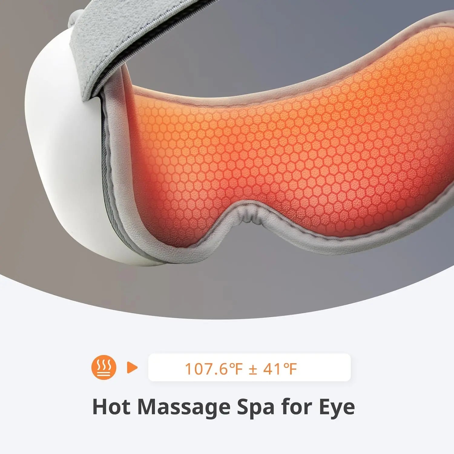 Máscara Massageadora de Olhos Com Aquecimento, Airbag Musical Para Tensão Ocular, Enxaqueca, Melhora do Sono