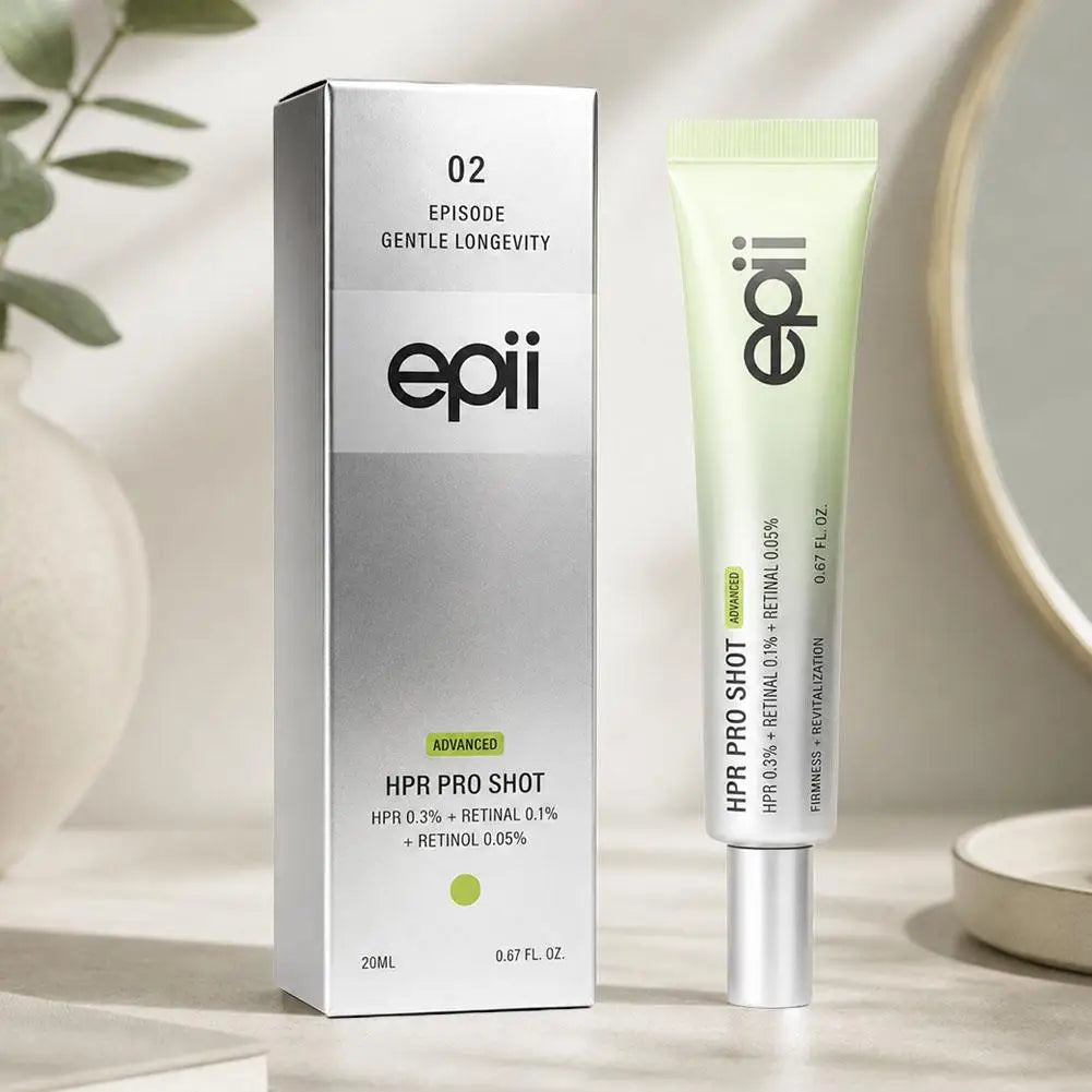 Epii HPR Pro Shot Sérum Anti-idade | HPR 0,3% + Retinal 0,1% + Retinol 0,05%  Firmeza, Anti Rugas e Poros