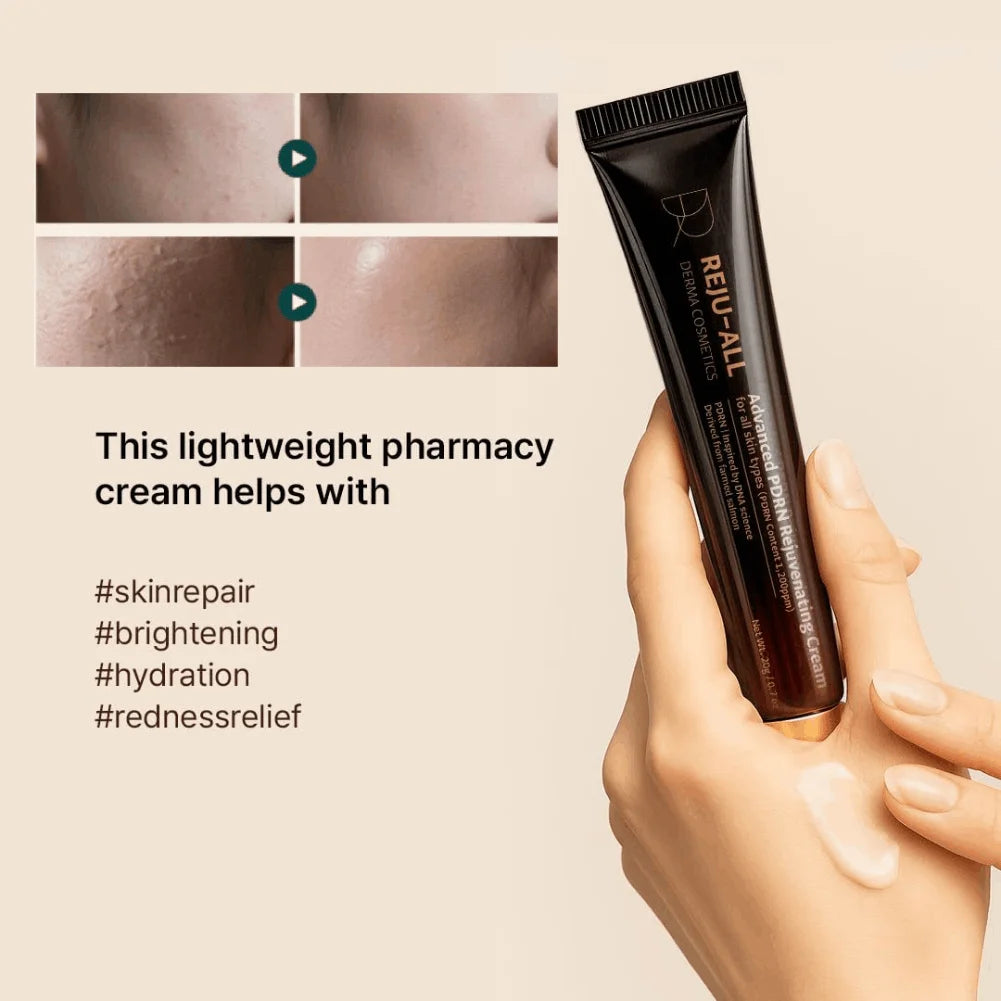 Creme Hidratante Rejuvenescedor Dr Reju All PDRN com Colágeno de DNA de Salmão, Controle de Oleosidade e Antiacne, Cuidados com a Pele Coreana