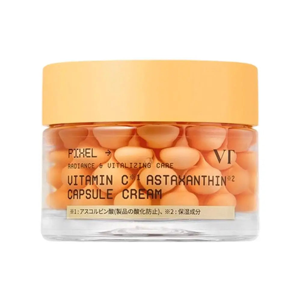 VT Cosmetics Creme Facial em Cápsulas de Vitamina C e Astaxantina para Luminosidade, Hidratação e Tom Irregular