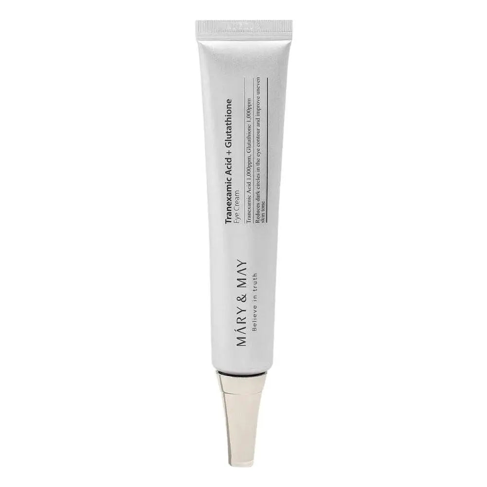 Creme para Área dos Olhos Mary&May Ácido Tranexâmico e Glutationa 30 g Creme para Olheiras e Tom Irregular com Niacinamida