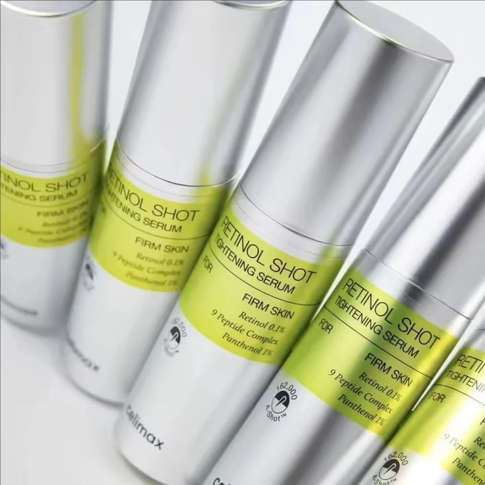 Kit Duo Celimax The Vita A Retinal Shot Tightening Booster 0,1% + Sérum Firmador The Vita A Retinol Shot com e Peptídeos - Anti Sinais, Rugas e Clareador