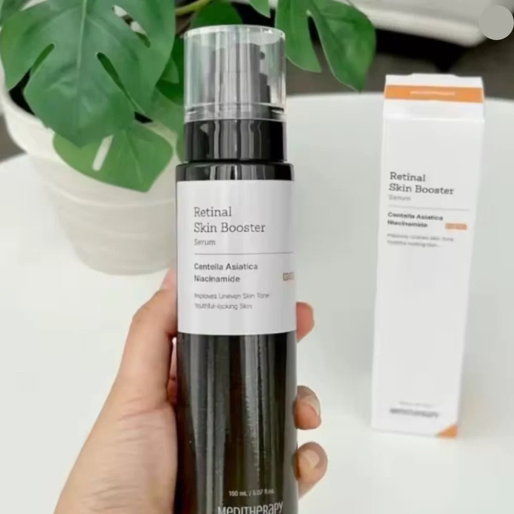 MEDITHERAPY Retinal Skin Booster Serum 150ml – Sérum Facial e Corporal Anti-Idade para Linhas Finas, Firmeza e Clareamento
