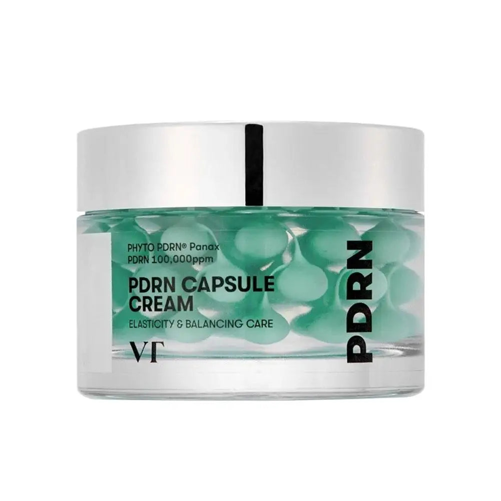 VT PDRN Capsule Cream 100 com Complexo PDRN, 10 Formas de Ácido Hialurônico e 9 Peptídeos – 50 ml