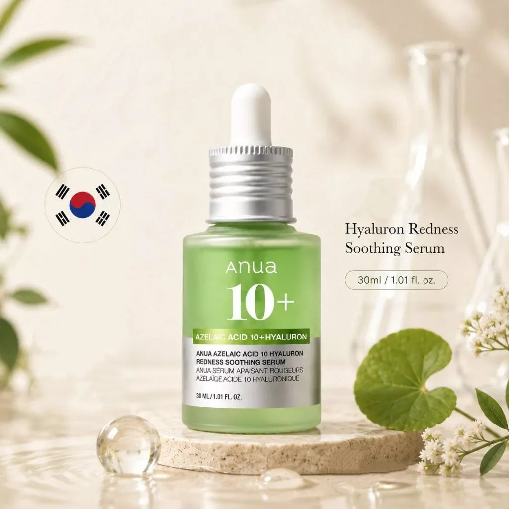 Anua Sérum Facial com Ácido Azelaico 10%, Pantenol e Ácido Hialurônico para Tom, Textura e Oleosidade