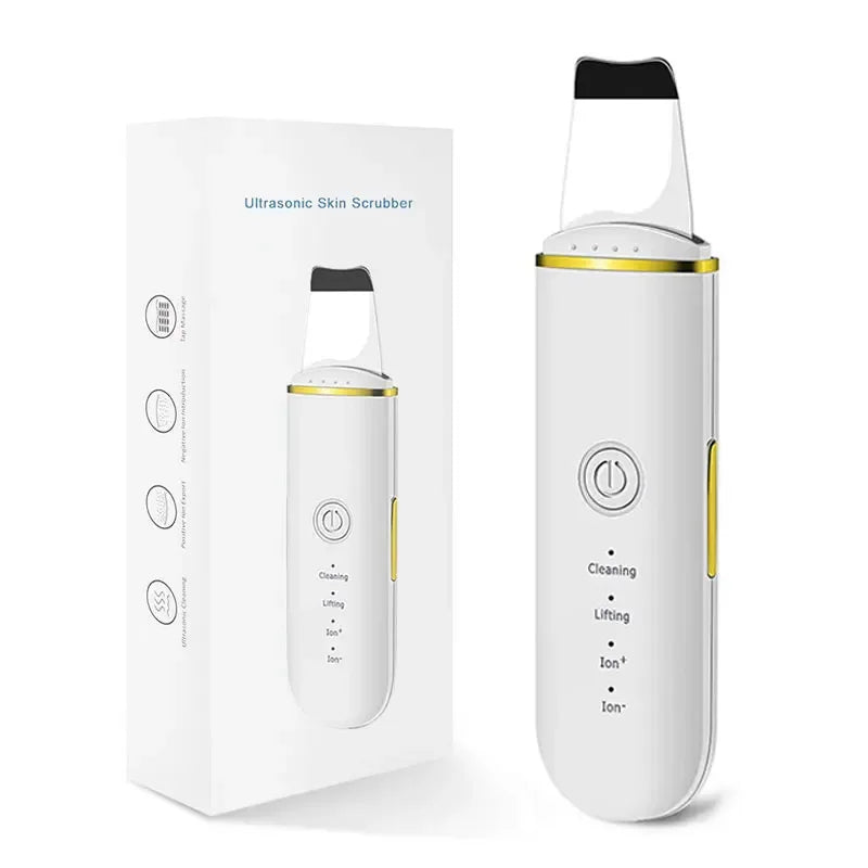 Extrator Ultrassônico com Ions - Removedor de Cravo, Limpeza Profunda dos Poros do Rosto