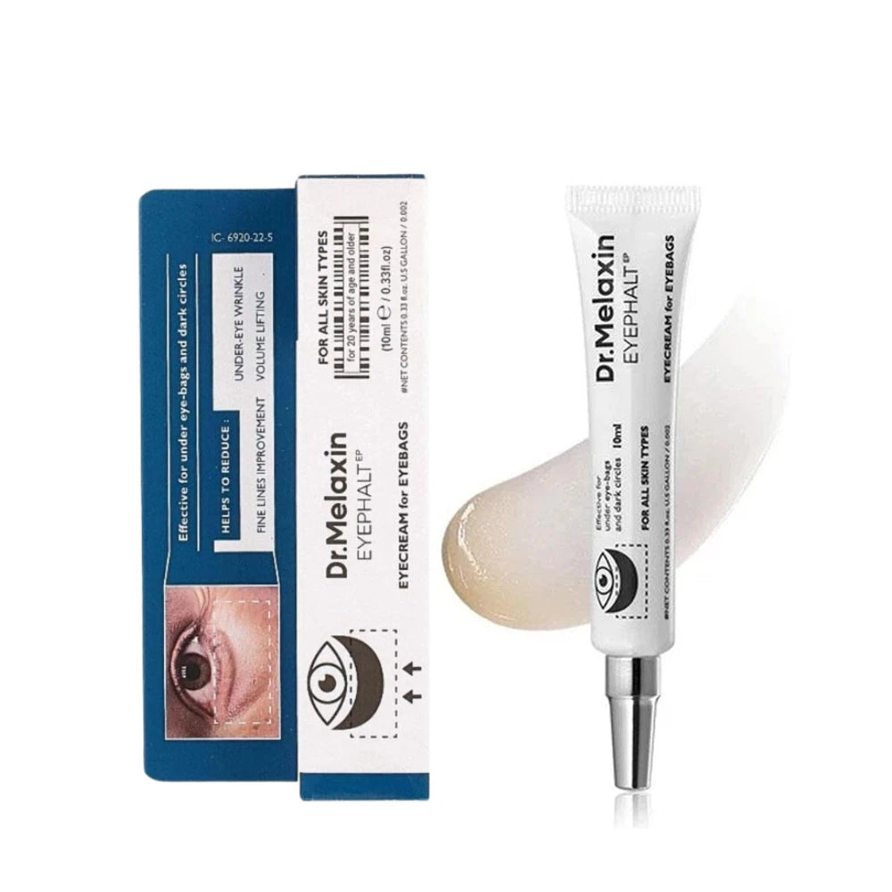 Eyephalt Eye Cream Dr. Melaxin – Hidratante para Olheiras, Bolsas e Inchaço com Bio-Spicule, EGF e Niacinamida