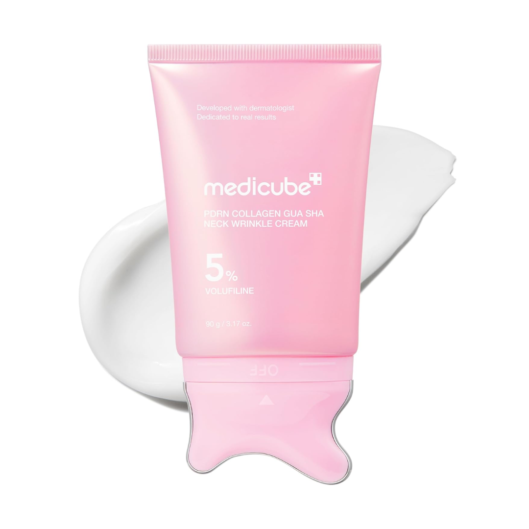 Medicube PDRN Collagen Gua Sha – Creme para Pescoço, Colo e Contorno Facial com Volufiline 5%