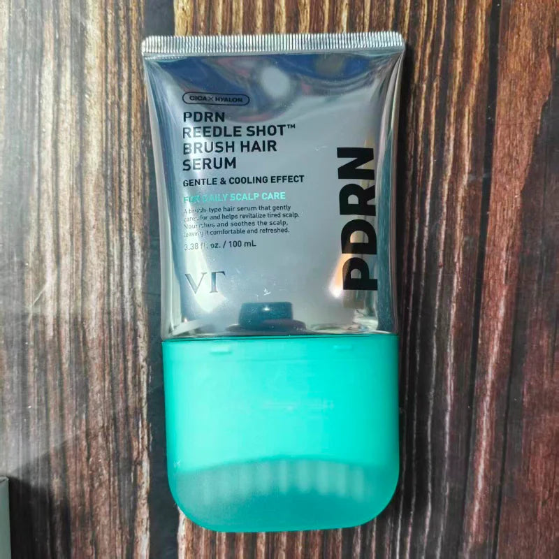 VT COSMETICS PDRN Reedle Shot Brush Hair Serum – Revitalizante para Couro Cabeludo Nutre e Fortalece Cabelos Danificados