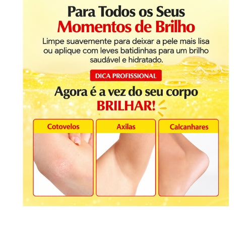 EQQUALBERRY Tônico Iluminador e Clareador com Vitamina C e Niacinamida 3% – Rosto e Corpo