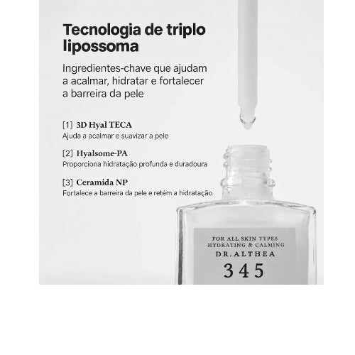 Dr. Althea 345 Relief Serum 30ml – Sérum Reparador com Niacinamida, PDRN, Centella e Ceramidas