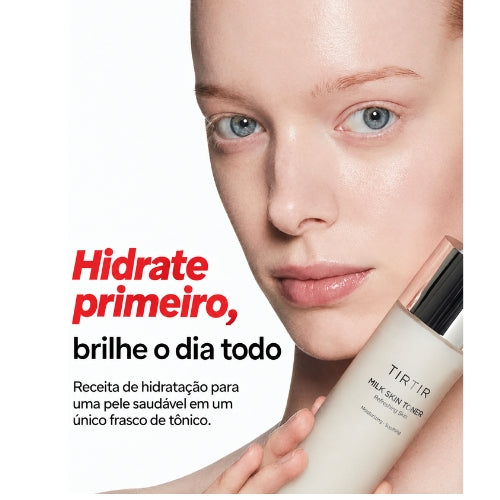 TIRTIR Tônico Facial de Arroz e Leite com NTIRTIR Tônico Facial de Arroz e Leite com Niacinamida e Ceramidas – Hidratação Profunda e Barreira Cutâneaiacinamida e Ceramidas – Hidratação Profunda e Barreira Cutânea