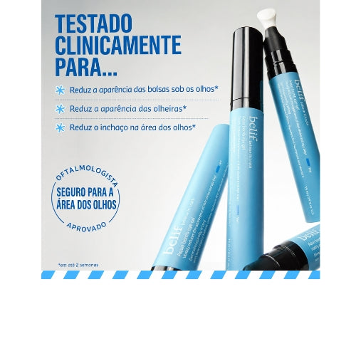 Belif Aqua Bomb Cooling Eye Gel – Gel para Olhos com Cafeína, Ácido Hialurônico, Niacinamida e Vitamina C