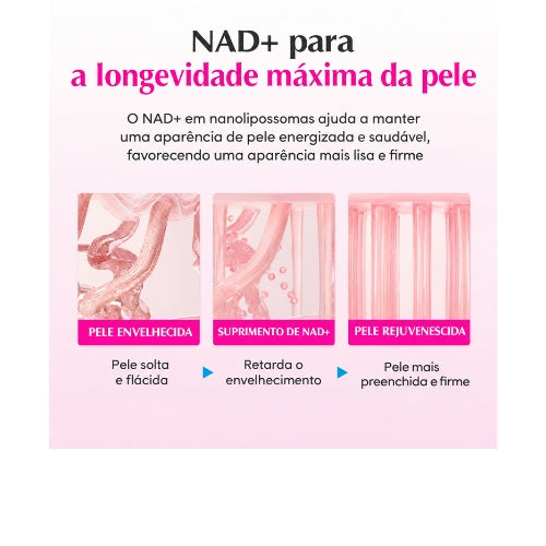 EQQUALBERRY Creme Revitalizante com NAD+ 5% e 13 Peptídeos – Firmeza, Lifting e Cuidado Antissinais  Rosto e Corpo