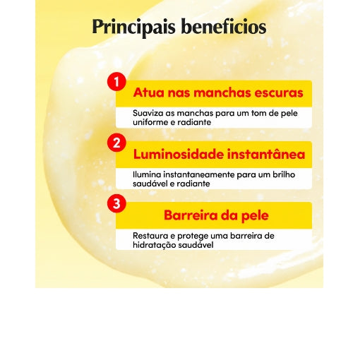 EQQUALBERRY Creme Iluminador com Vitamina C, Niacinamida 5% e TXA 3% – Hidratação, Manchas e Barreira Cutânea