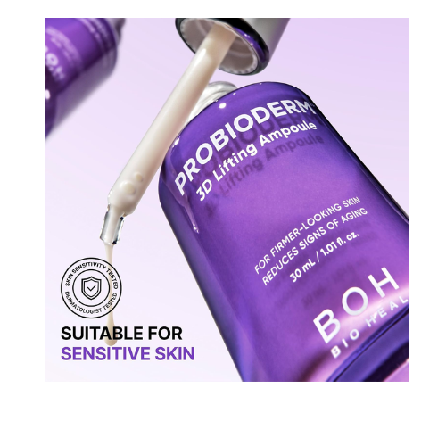 BIOHEAL BOH Probioderm 3D Lifting Ampoule 30ml – Sérum Coreano para Firmeza, Elasticidade e Contorno Facial