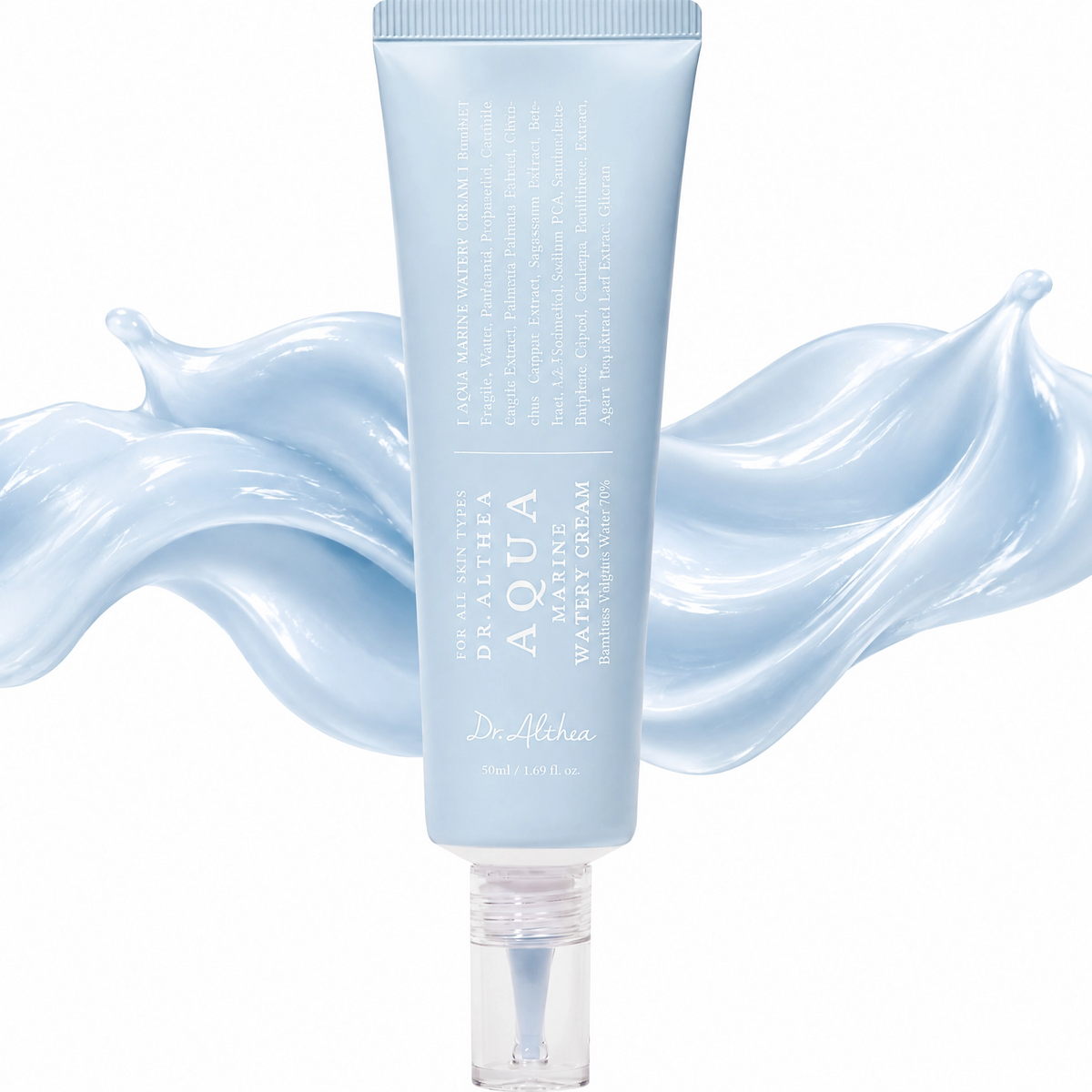 Creme Hidratante Facial Aqua Marine Dr.Althea – Hiadratante Vegano com Ácido Hialurônico, Guaiazuleno e PDRN