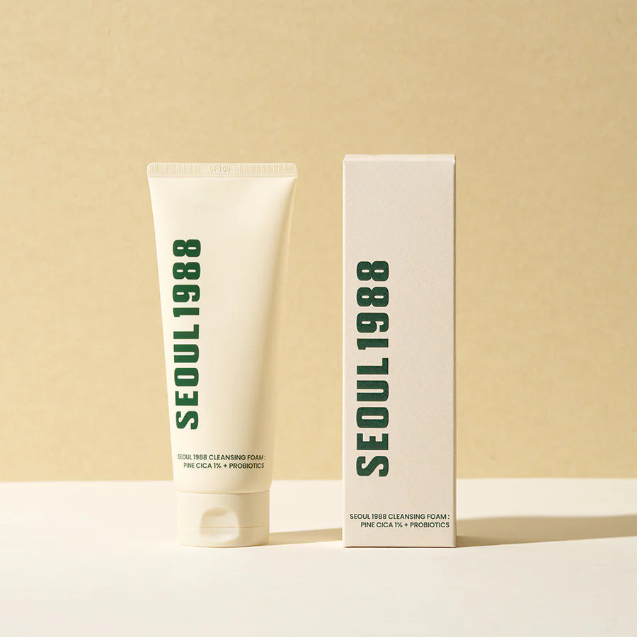 K-SECRET SEOUL 1988 Cica Sabonete Facial - Limpeza Profunda dos Poros e Cuidado Suavizante |  Pele Sensível