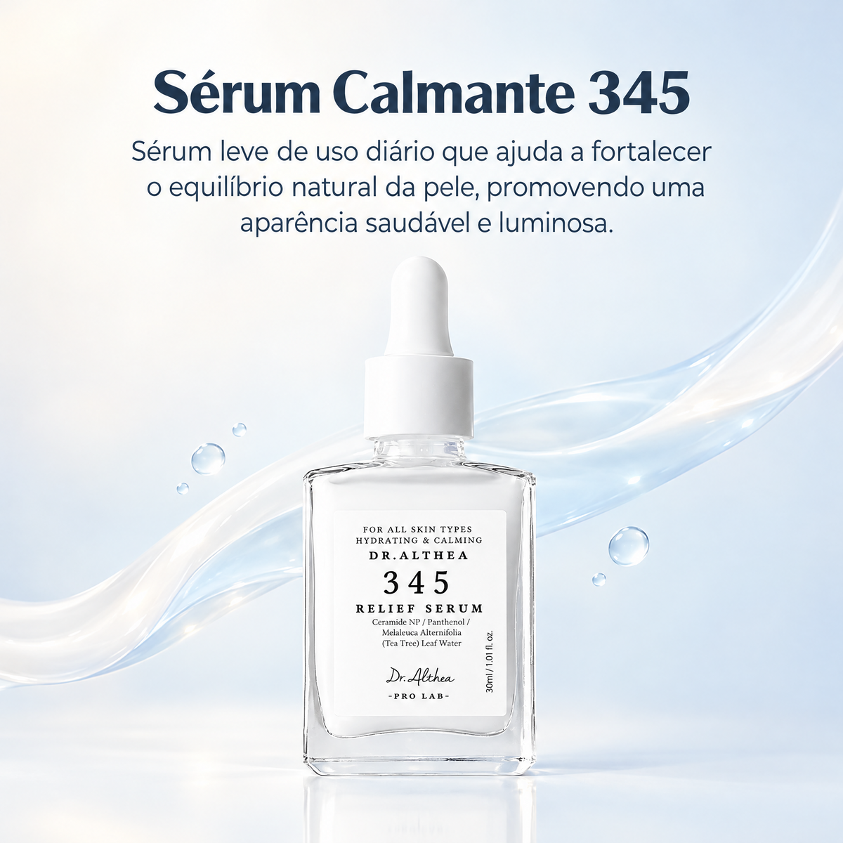 Dr. Althea 345 Relief Serum 30ml – Sérum Reparador com Niacinamida, PDRN, Centella e Ceramidas