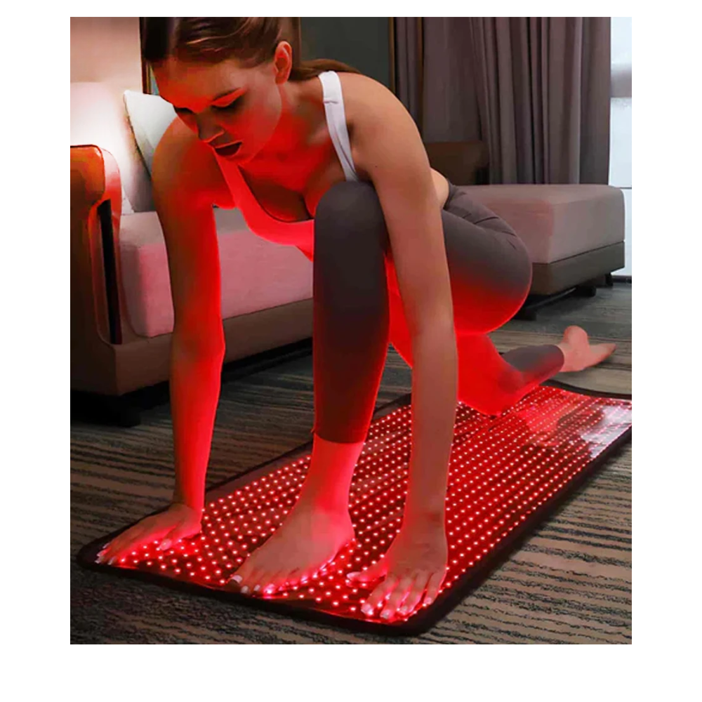 Tapete de Luz Led para Tratamento Corporal de Alívio da dor muscular e Relaxamento