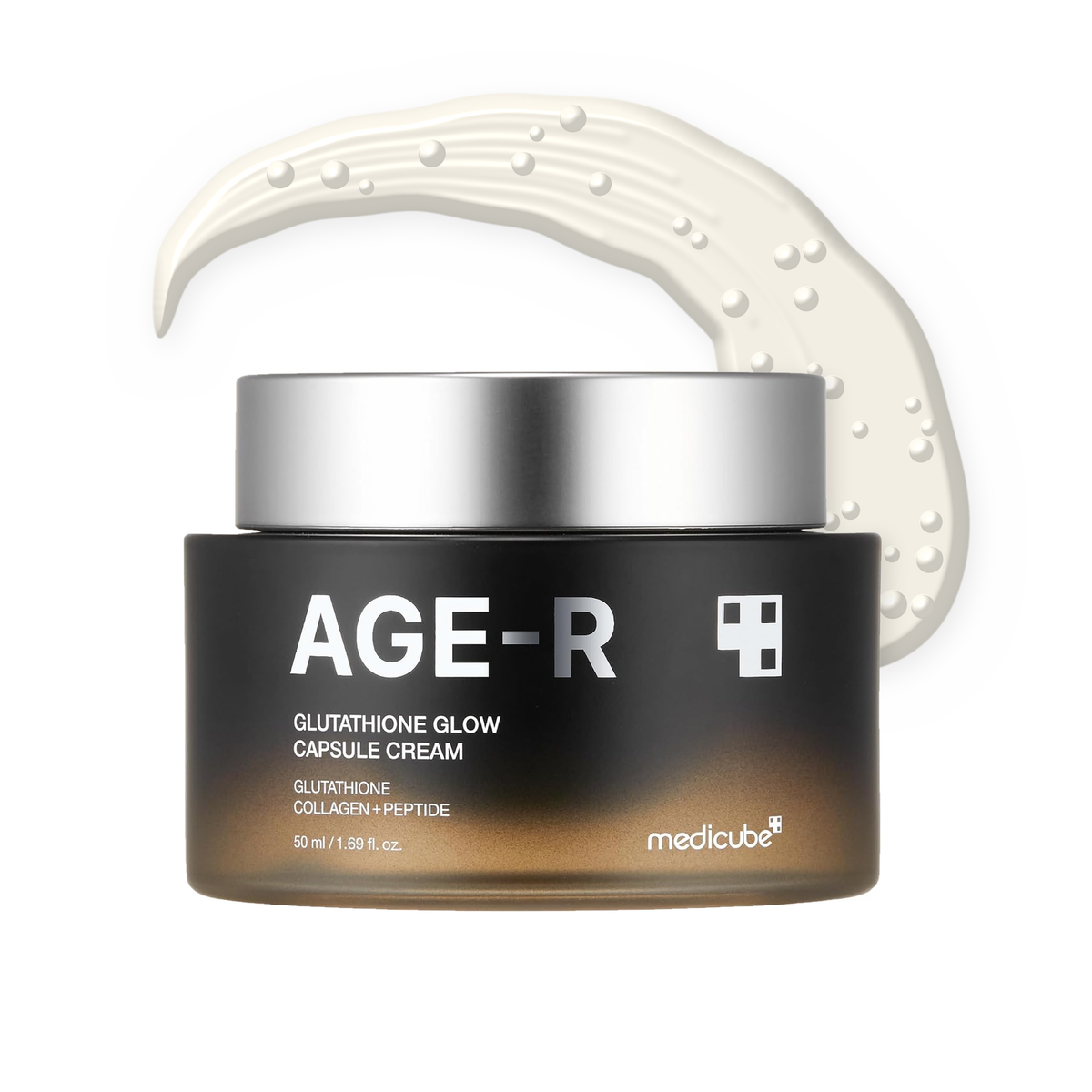 Creme Facial Medicube AGE-R Glutathione Glow Capsule Cream 50 ml Hidratante Coreano com Glutationa, Colágeno e Peptídeos