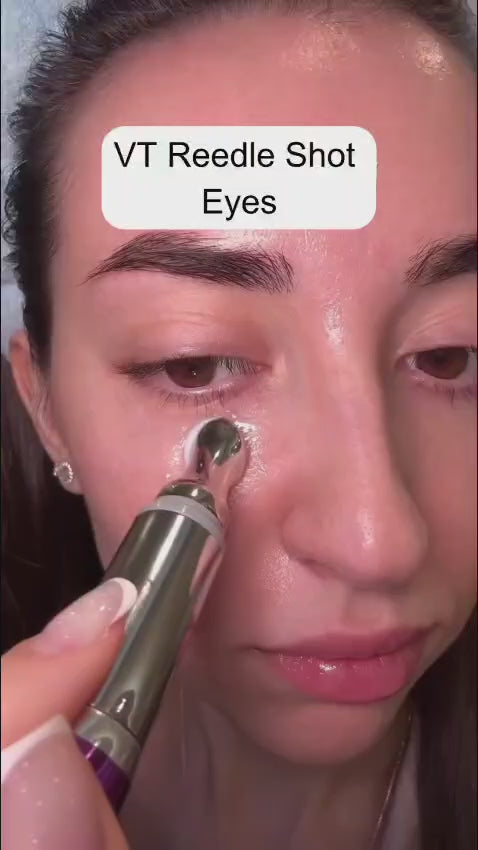 VT Reedle Shot Creme para Olhos com Ponta Vibratória e Microagulhamento em Creme - Efeito Lifting