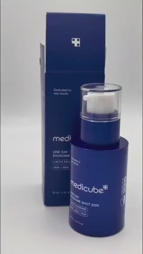 Medicube Exossomo Shot 7.500 PPM com Microagulhas Potente Renovação Intensa