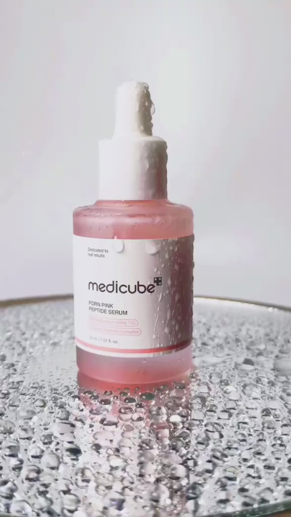 Sérum Rosa PDRN Medicube com Peptídeos e Niacinamida - Hidratação e Firmeza