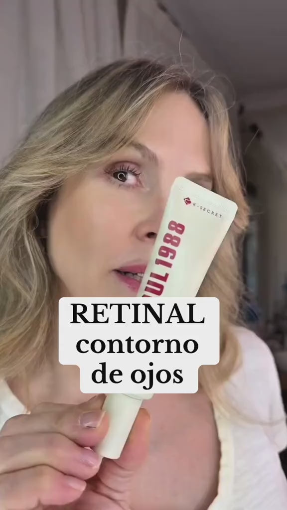 Creme para Área dos Olhos SEOUL 1988  com Retinal 4% Com Peptídeos e Bakuchiol - Ação Anti Sinais e Firmeza